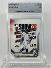 2026 Topps Now Aaron Judge The Show 2026 TCC Graded Gem Mint 10