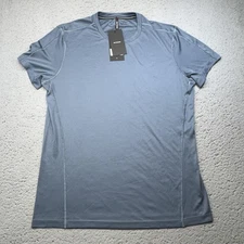 Ten Thousand Lightweight Shirt Mens Medium Blue Athletic Training Tee Running