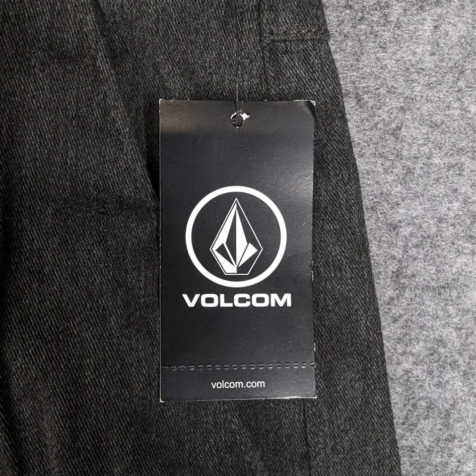 Volcom Monty Stretch Chino Shorts Men’s 40 Charcoal Gray A09117V3 11" Skate Surf - Image 3 of 4