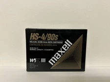 Maxell HS-4/90s 4mm Data Cartridge tape Helical Scan NEW SEALED - FREE SHIPPING