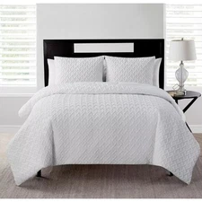  VCNY Home Nina Embossed Comforter Set, King