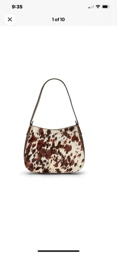TONY LAMA Women's Cowhide Hobo Leather Accents Concealed Carry NWT Brown Multi