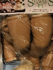 Syndee  s Crafts Heirloom Doll Arms  Legs parts 41002 Large Vintage 1990 Black