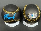 Pedro Ramirez Chicago Cubs Auto Signed MLB Black Baseball Beckett Hologram
