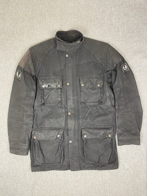 Belstaff Driza-Bone Trialmaster Professional Motorcycle Waxed Jacket XS