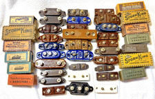 Vintage Antique 29 Radio Lightning Arresters and 13 Empty Boxes