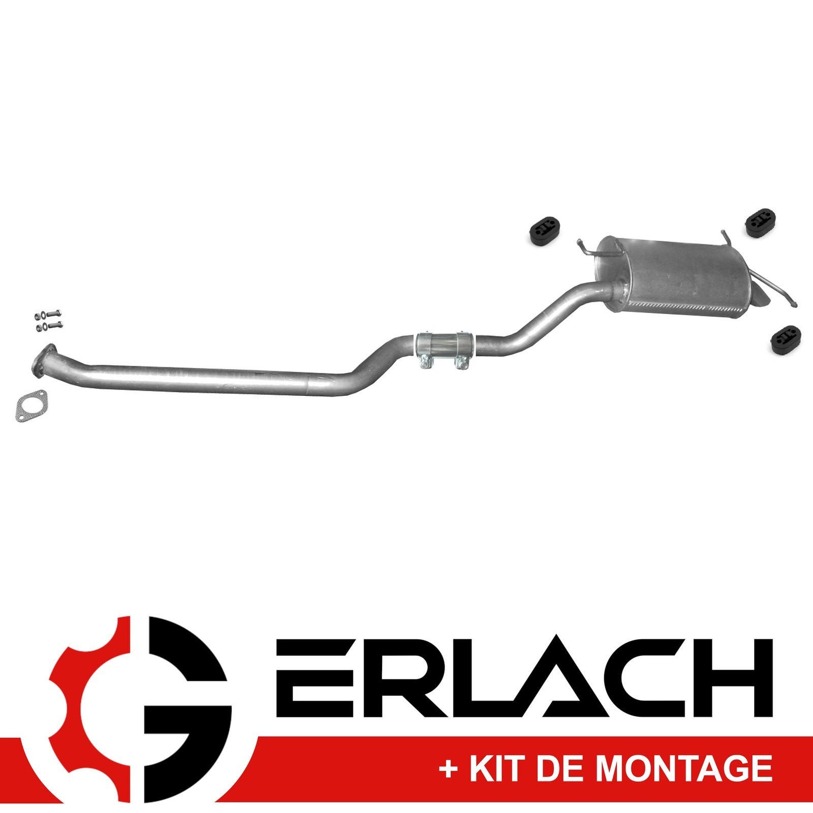 Silencieux arrière pour Hyundai Santa Fé I 2.0 CRDi - Échappement de rechange standard