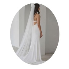 Cathedral Length Veil Bride Wedding Veils 1 Tier Bridal Long Tulle Chapel