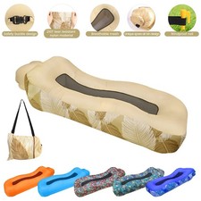 Sofá inflable tumbona de aire portátil silla inflable cama con bolsa de almacenamiento