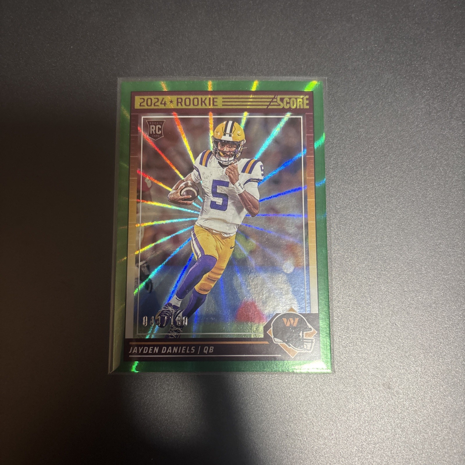 🏈 ⭐ 2024 Score - Rookies Jayden Daniels #302 Spokes RC  044/180 👀 💥