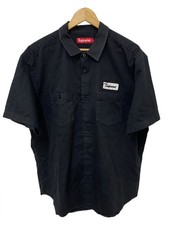 Supreme Short Sleeve Shirt XL Cotton BLK