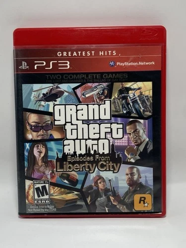 Grand Theft Auto Episodes from Liberty City PlayStation 3 PS3 - CIB w Map , Mint
