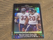 2007 Topps Chrome #TC54 Postseason Highlights Chicago Bears Refractor Nmmt