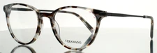 VERA WANG V716 BT Blue Tortoise Womens Semi Cat Eye Eyeglasses 50-18-135 B:41