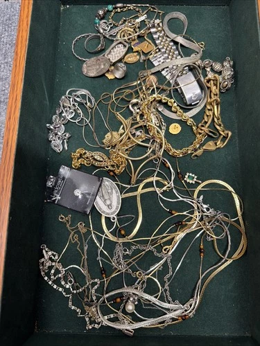 Huge Costume Jewelry Lot - Costume Bracelets, Necklaces, Charms, Pins Ect