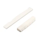Metallor Natural Cattle Bone Guitar Nut Saddle 6 String for Acoustic Guitar