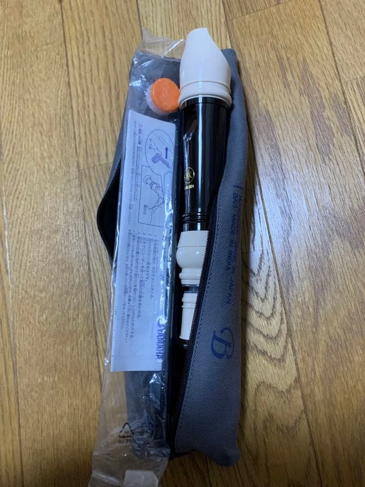 Yamaha Alto Grabadora Plástico Blanco y Negro con Estuche Usado nn3 - Imagen 2 de 4