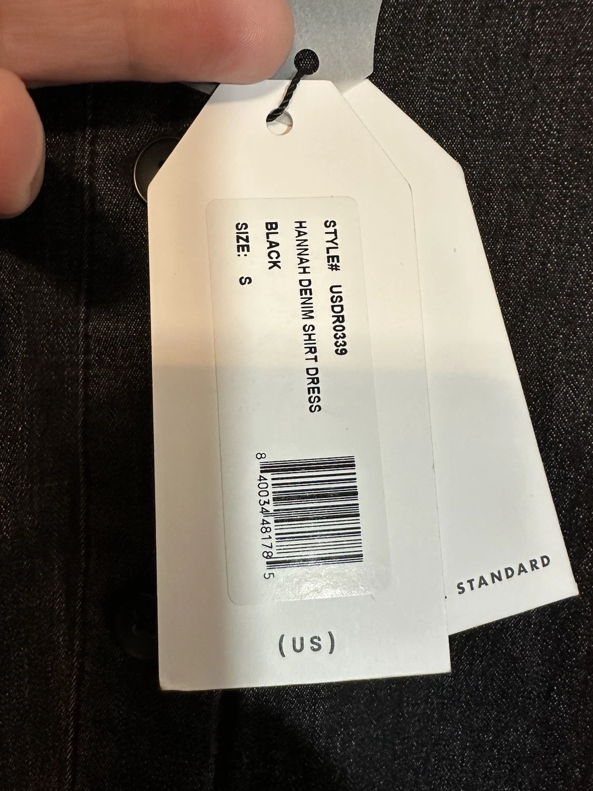 VETEMENTS Camicia Chambray cotone elasticizzato Hannah standard universale taglia small tasche