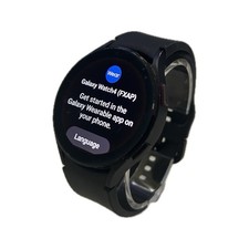 Samsung Galaxy Watch4 SM-R870U 44mm Smartwatch Bluetooth GPS Black Silicone Band