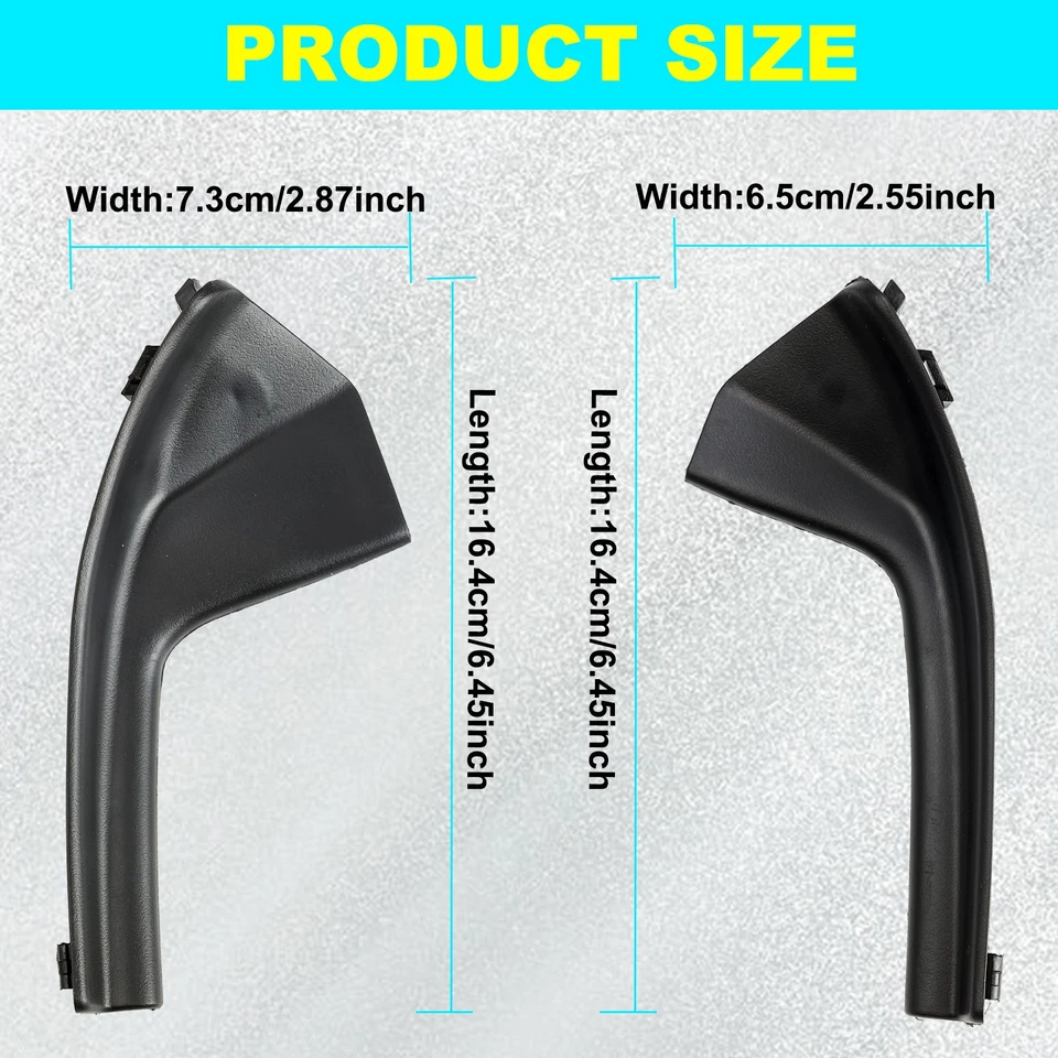 2PCS Cowl Grille Outer Cover Trim LH & RH for Nissan Versa Hatchback 2007-2011 Foto 2 de 4