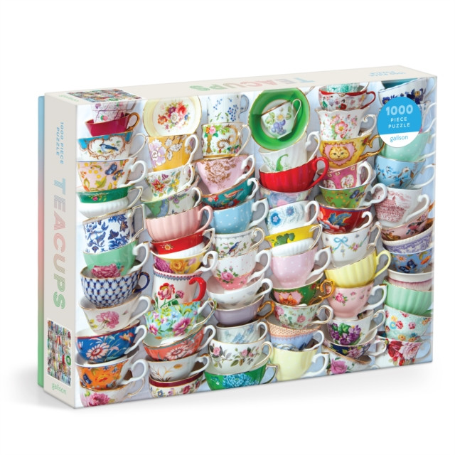 Teacups 1000 Piece Puzzle by Galison (Jigsaw)