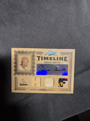 05- PRIMECUTS- OZZIE SMITH  1/1  - Auto & PRIME Game Used Relics - PATCH IS FIRE