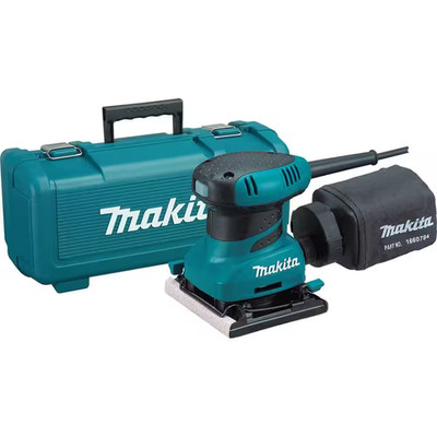 2 Amp Corded 1/4 Sheet Finishing Sander with 60G Paper, 100G Paper, 150G Paper,