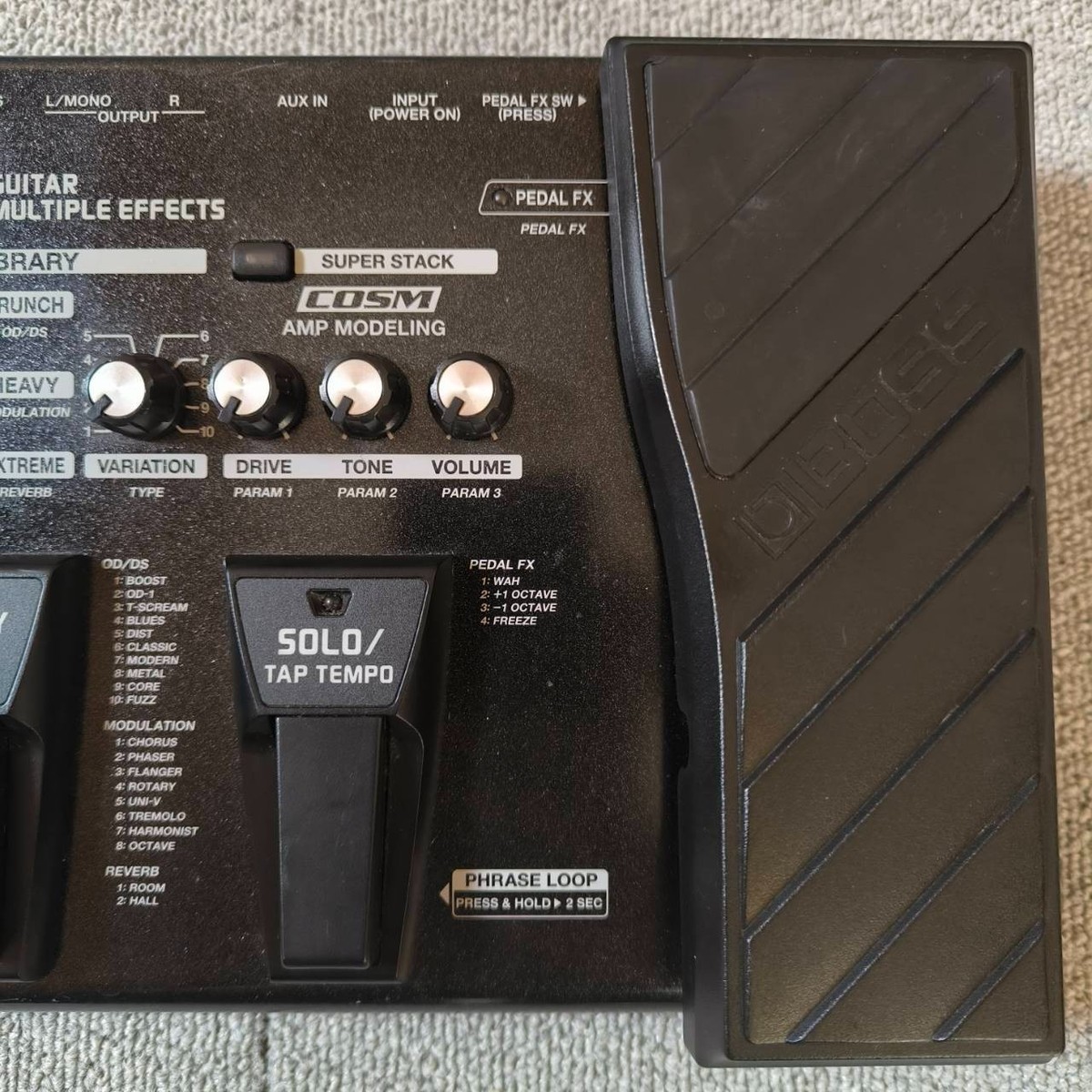 BOSS ME-25 電源アダプター付き BOSS ME-25 Guitar Multiple Effects Pedal Multi-Effector W