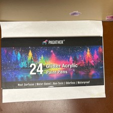 Pagather 24 Glitter Acrylic Paint Pens
