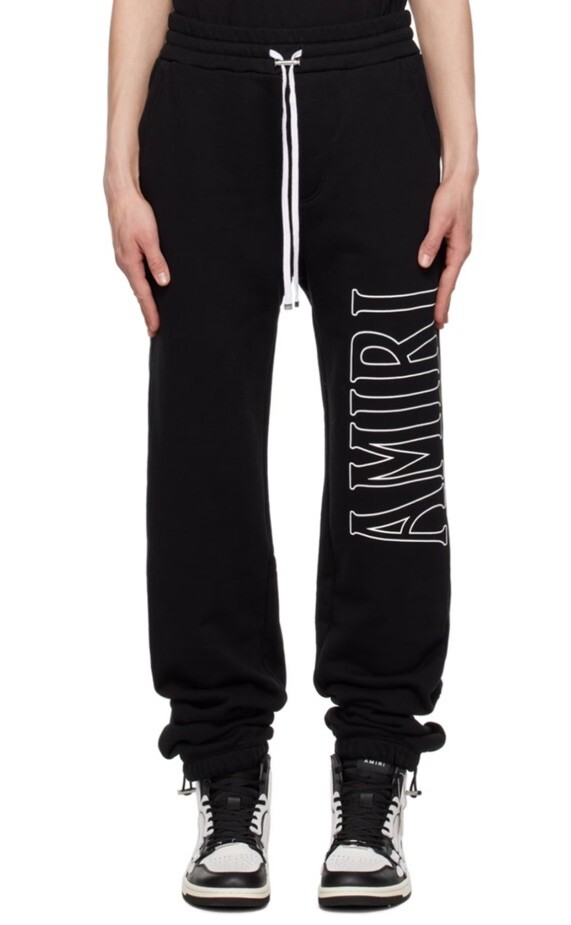 AMIRI Black Printed Lounge Pants Size Large GENUINE RRP £750 #U5