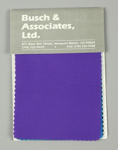 Fabric Book Color Swatches, Nylon & Polyester, Midwest Mills, Busch & Associates - Picture 7 of 8