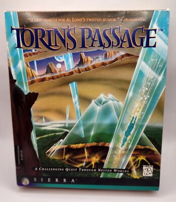 Torin's Passage Big Box 1995 PC Game Fantasy Vintage Sierra Complete