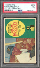 1960 Topps #316 Willie McCovey RC - PSA NM 7 - San Francisco Giants - VSCARDS