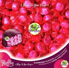 JAMESONS RASPBERRY RUFFLES SWEETS 200g Coconut Dark Chocolate Christmas Gift🎁🥥