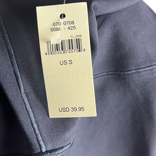 Aerie Offline Real Me Small Leggings Crop Navy Blue Yoga Gym Lounge 3/4 Length - Picture 3 of 5