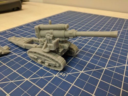 Soviet B-4 203mm howitzer - 28 mm 1/56 Scale - Picture 2 of 5