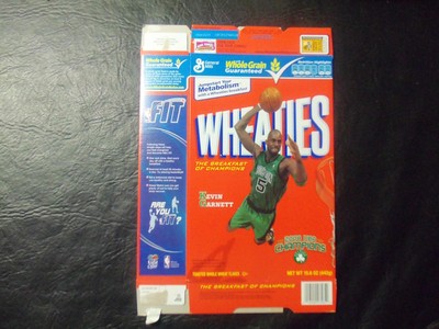 Kevin Garrett Wheaties Box Celtics 15 6 Oz 2008 Nba Champs Celtics Ebay Kevin Garrett Wheaties Box Celtics 15 6 Oz 2008 Nba Champs Celtics Ebay
