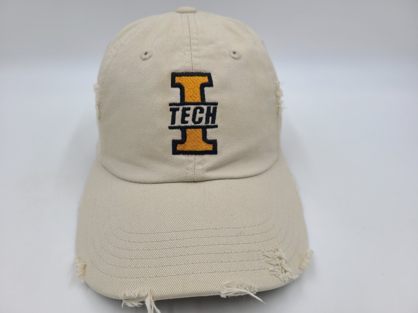 Indiana Tech Warriors Distressed Strapback Adjustable Hat Cap Dad Men Women NCAA