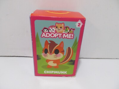 McDonald's 2023 #2 CHIPMUNK Adopt Me Uplift Games Toy Figurine