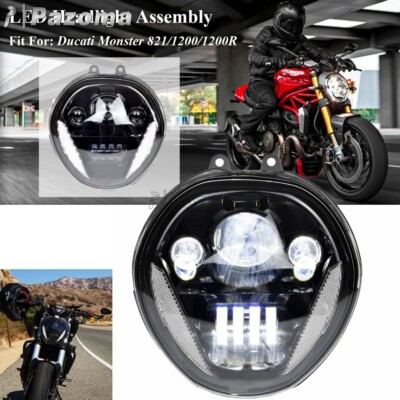 Motorcycle LED Headlight DRL Turn Signal For Ducati Monster 821
