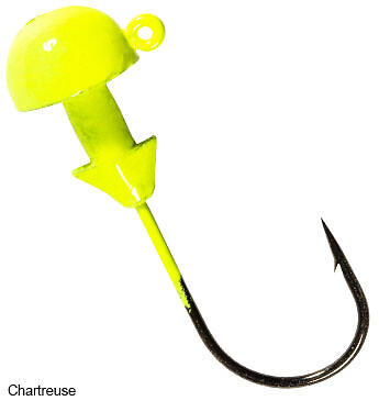 Z-Man OG332-04PK4 Og Mushroom Jigheads 3/32 Oz 4 Pack - Red for