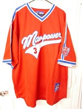 Manpower Classics 10th Anniversary Red Baseball Jersey Size 2XL 