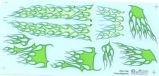 Slixx 7198 Flame sheet 9 1/24 1/25 waterslide decal