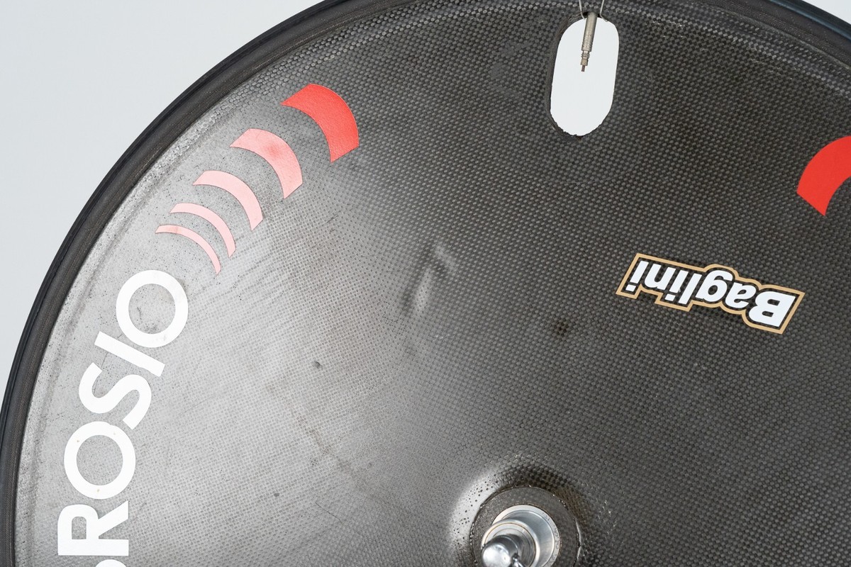 AMBROSIO CARBON REAR DISC VINTAGE OLD WHEEL TIME TRIAL DISK 700C