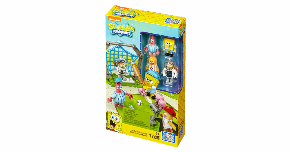 Mega Bloks SpongeBob Jellyfish Baseball , mega construx. new in