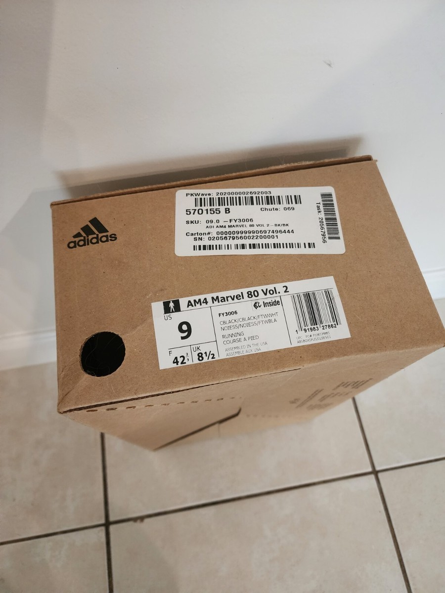 NIB ADIDAS AM4 Marvel 80 VOL 2 Men's Sneakers FY3006 UltraBoast US
