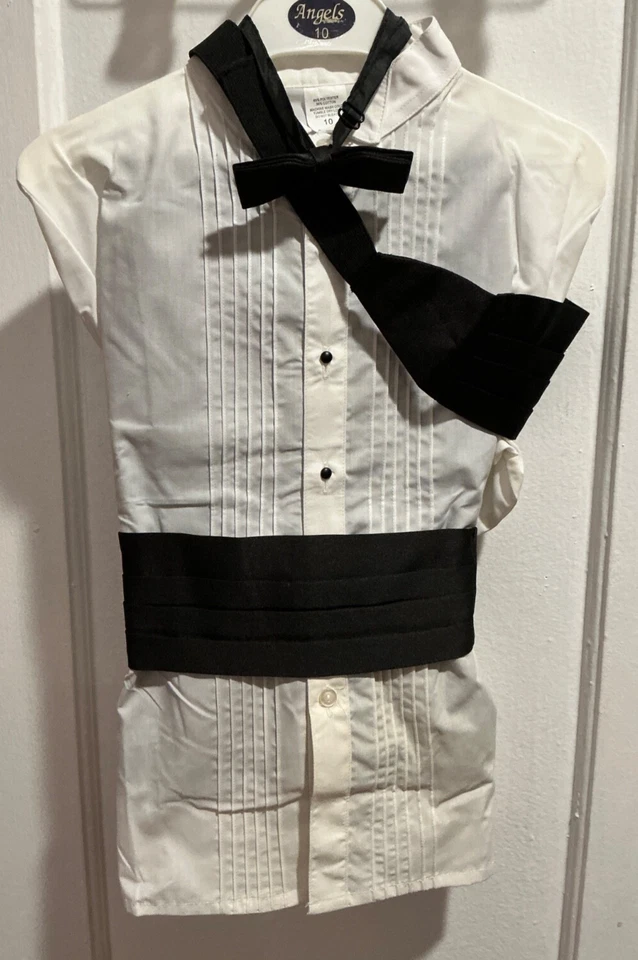 CAUDA SMOKING PRETA - Completo inclui casaco de cauda, calças, camisa, colete e gravata tamanho 8 - Imagem 2 de 4