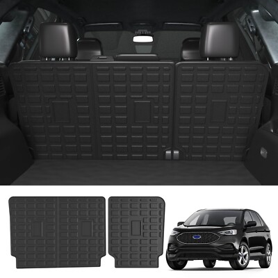 powoq Backrest Mats Compatible with 2015-2024 Ford Edge Seat Back Protector T...