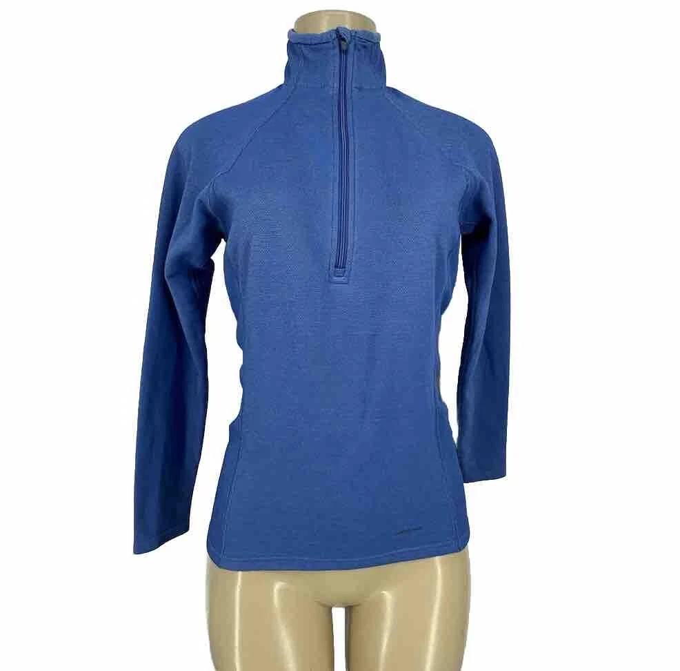 Patagonia XS Women Capilene Thermal Wght Zip-Neck Base Layer Top Slim Blue D41
Opens in a new window