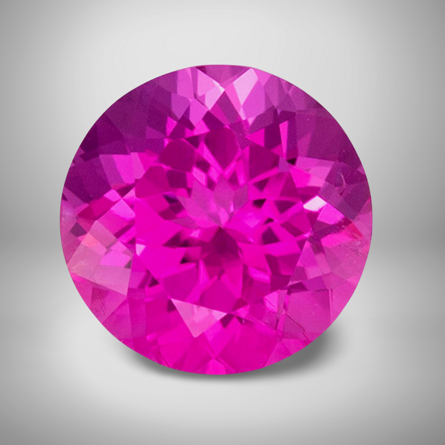 Pink Tourmaline Round Cut Gemstone 0.21 Cts - 4 mm Flawless Loose Gem